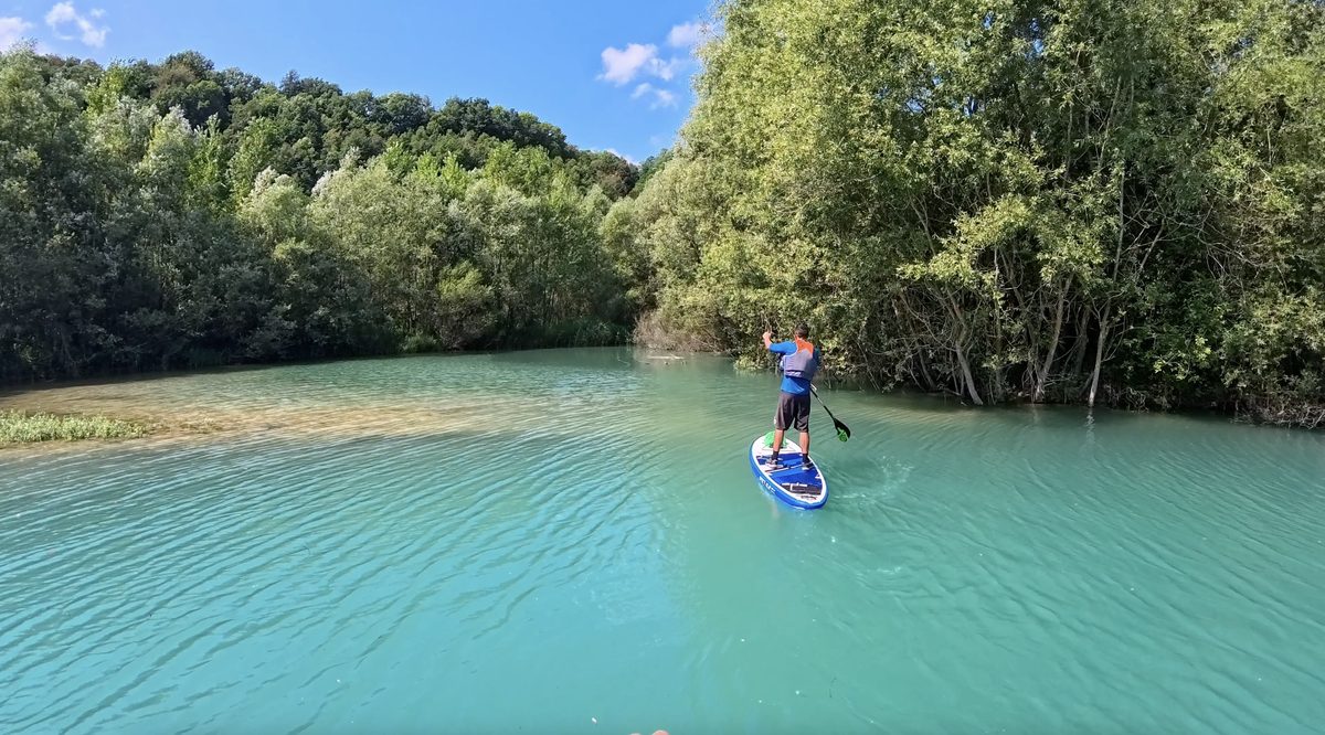 SUP sul Lago di Roccasparvera